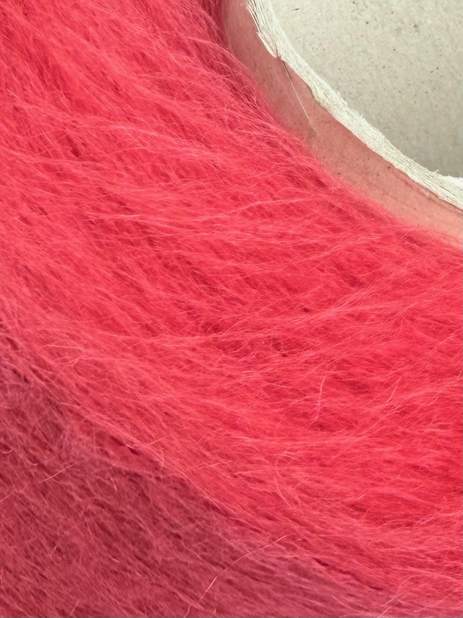 Outlet – Filato alpaca con acrilico col. Rosa corallo foto 3